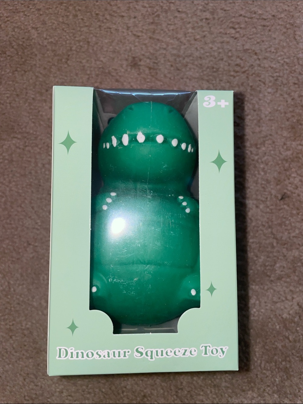 Green Dinosaur Squeeze Toy - Kids Toy